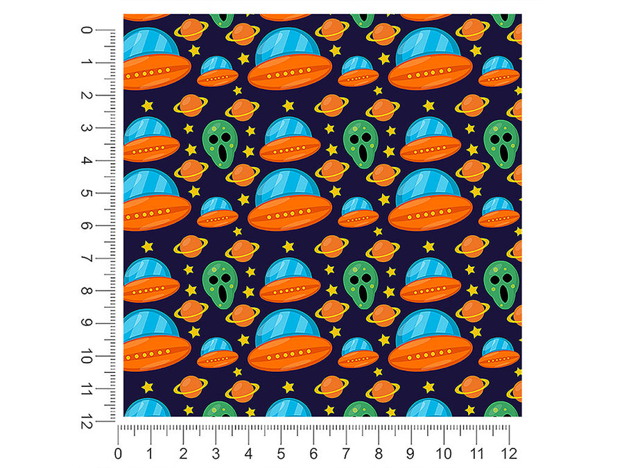 venus attacks science fiction 1ft x 1ft Craft Sheets