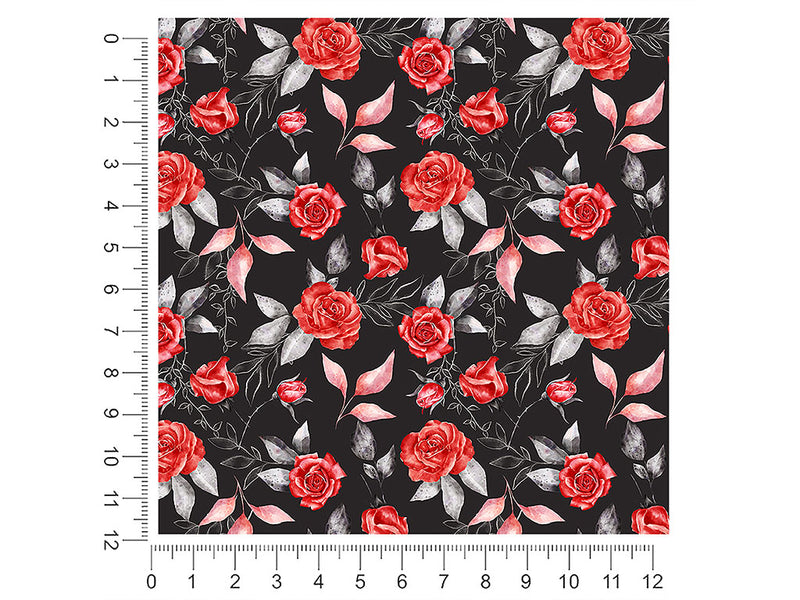 venus rose floral 1ft x 1ft Craft Sheets