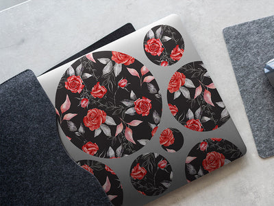 venus rose floral DIY Laptop Stickers