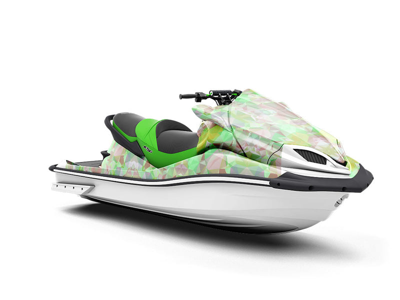 Verdant Nature Tile Jet Ski Vinyl Customized Wrap