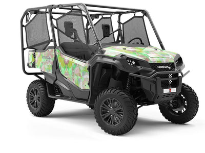 Verdant Nature Tile Utility Vehicle Vinyl Wrap