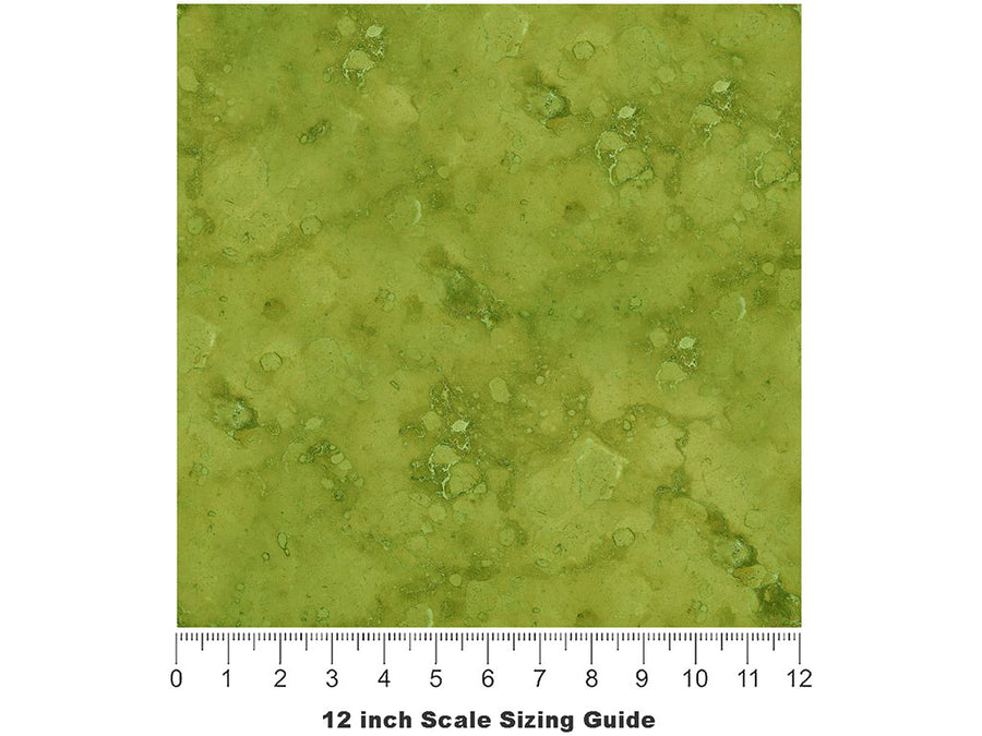 Verde Emperador-Green Marble Vinyl Film Pattern Size 12 inch Scale~Rwraps Verde Emperador-Green Marble Sizing Chart~2