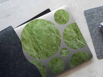 verde levante green marble stone DIY Laptop Stickers