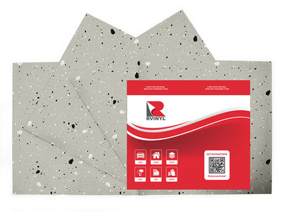 verde terrazzo stone Craft Vinyl Sheet Pack