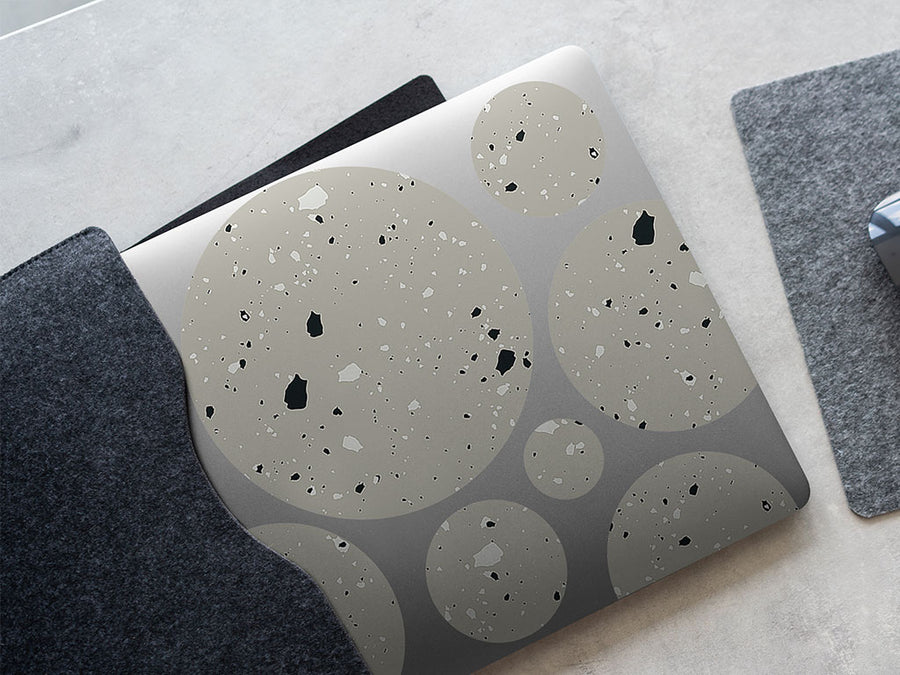 verde terrazzo stone DIY Laptop Stickers