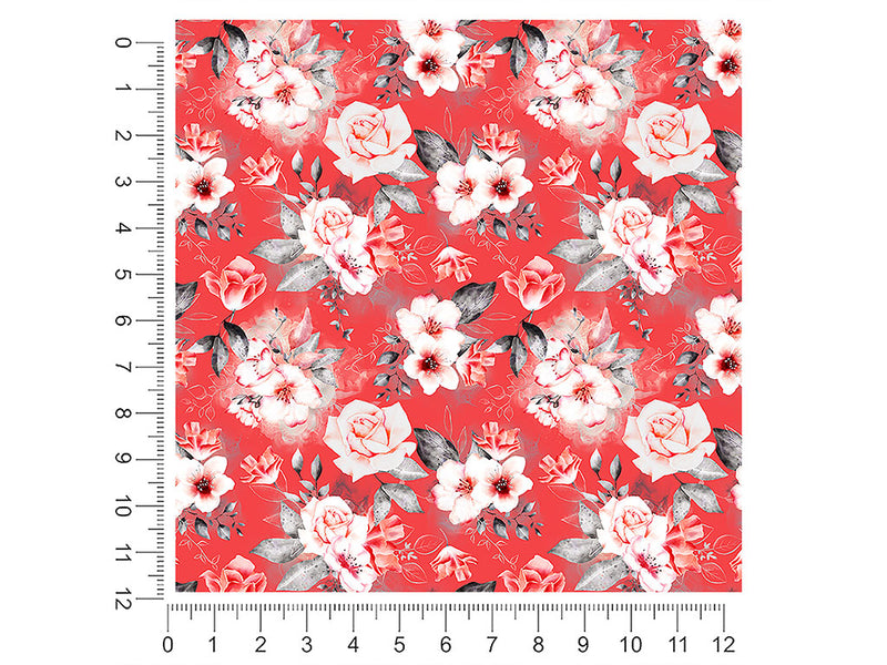 versailles carnation floral 1ft x 1ft Craft Sheets