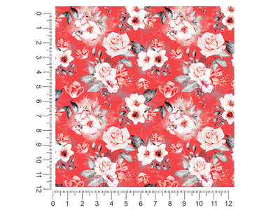 versailles carnation floral 1ft x 1ft Craft Sheets