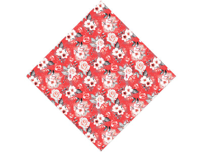 Versailles Carnation Floral Vinyl Wrap Pattern