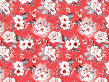 Versailles Carnation Floral Vinyl Wrap Pattern~Rwraps Series 914 Digitally Printed Vinyl Wrap~0