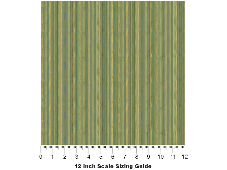Vertical Pickle Wood Plank Vinyl Film Pattern Size 12 inch Scale~Rwraps Vertical Pickle Wood Plank Sizing Chart~3