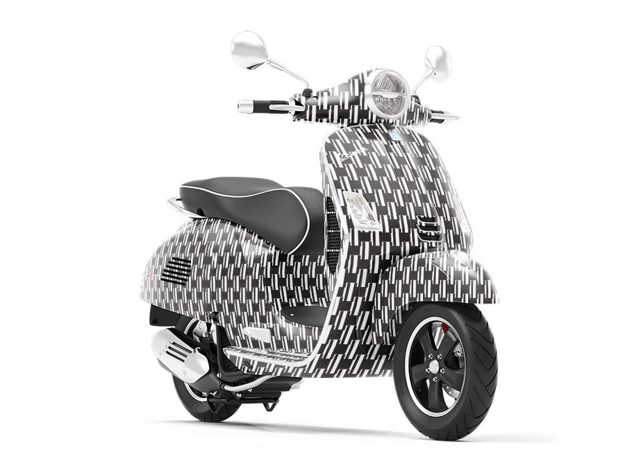 Vertical Stagnation Mosaic Vespa Scooter Wrap Film