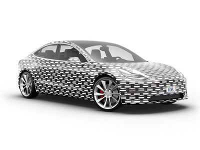 Vertical Stagnation Mosaic Vehicle Vinyl Wrap