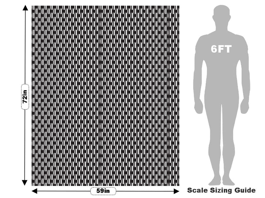 Vertical Stagnation Mosaic Vehicle Wrap Scale~Rwraps Series 914 Vertical Stagnation Mosaic Measurements~1