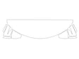 vinfast vf8 3M Clear Bra Hood Precut PPF Diagram