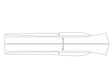 vinfast vf8 Avery Dennison Clear Bra Door Cup Precut PPF Diagram