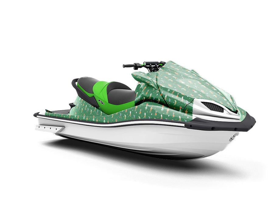 Vintage Clubbing Sport Jet Ski Vinyl Customized Wrap