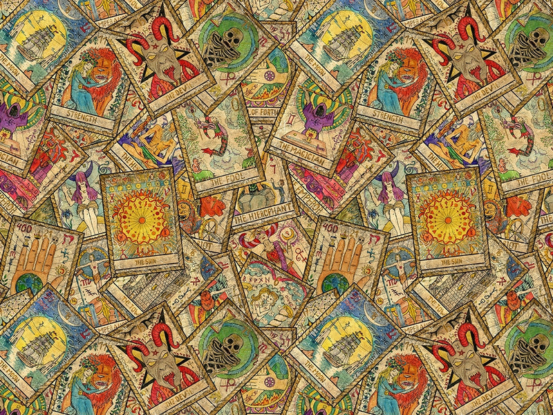 Vintage Tarot Mystic Vinyl Wrap Pattern~Rwraps Series 914 Digitally Printed Vinyl Wrap~0