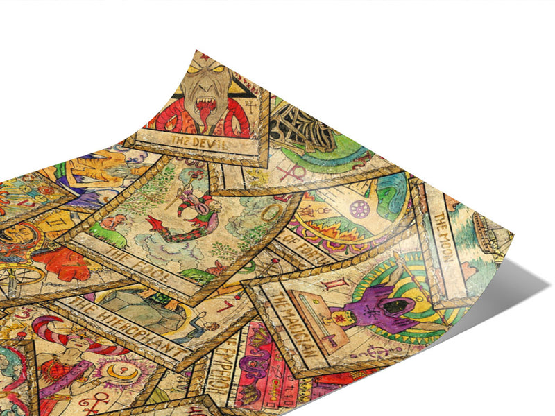 Vintage Tarot Mystic Vinyl Wraps~Rwraps Series 914 Digitally Printed Vinyl Wrap~0
