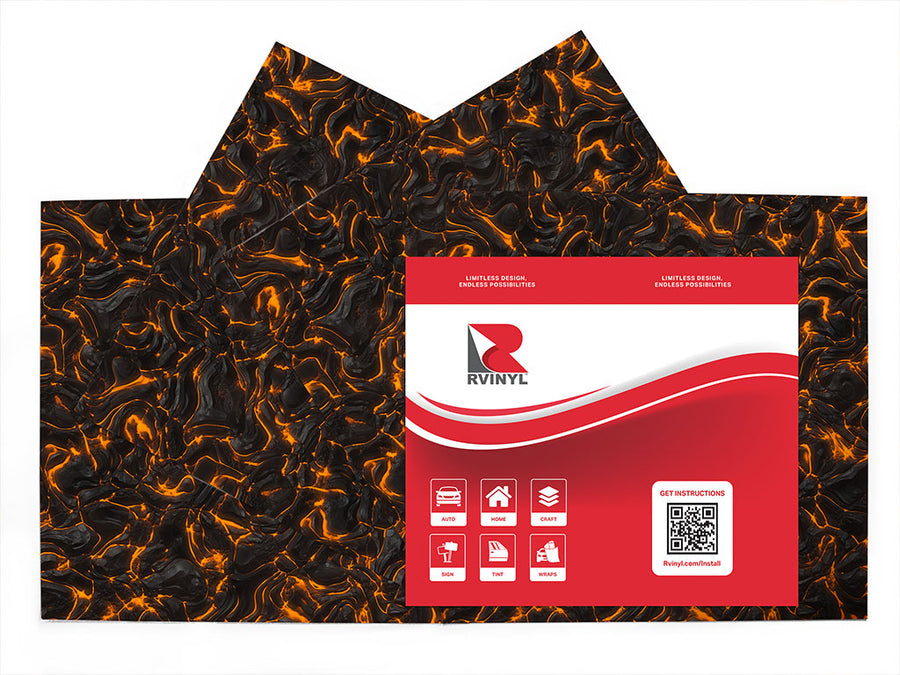 violent vesuvius lava Craft Vinyl Sheet Pack