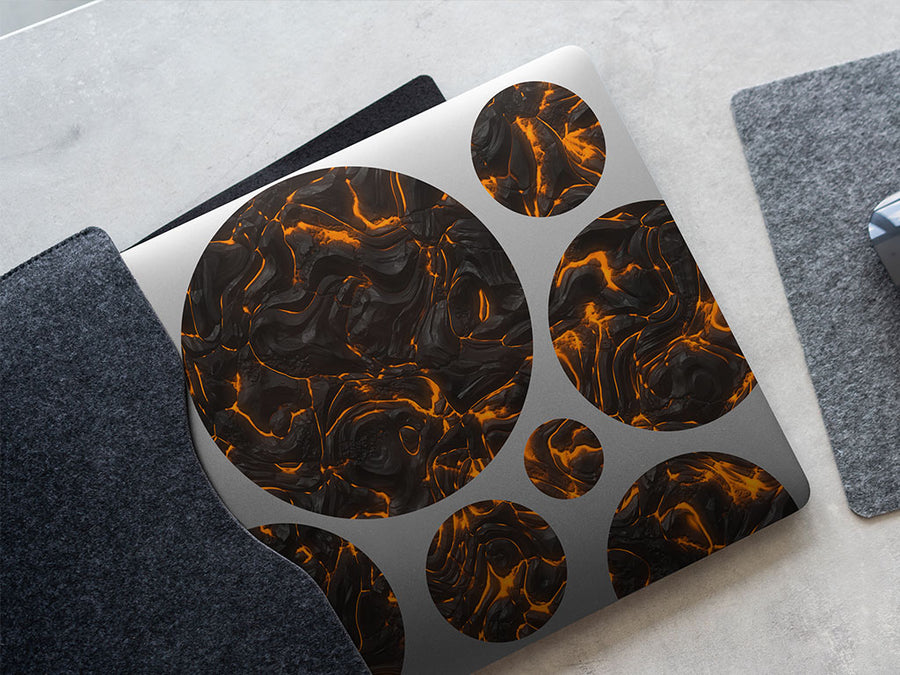 violent vesuvius lava DIY Laptop Stickers
