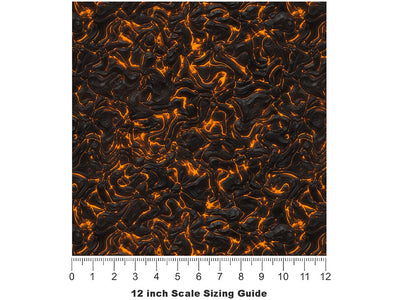 Violent Vesuvius Lava Vinyl Film Pattern Size 12 inch Scale~Rwraps Violent Vesuvius Lava Sizing Chart~2