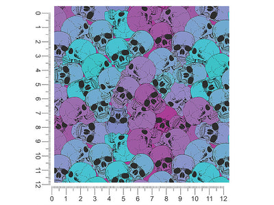 violet delights skull and bones 1ft x 1ft Craft Sheets