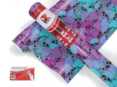 violet delights skull and bones Craft Vinyl Roll