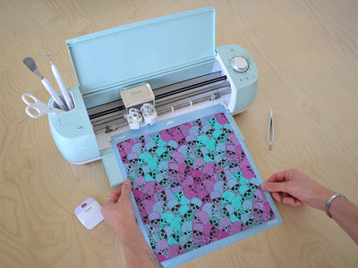 violet delights skull and bones Cricut Compatible Vinyl