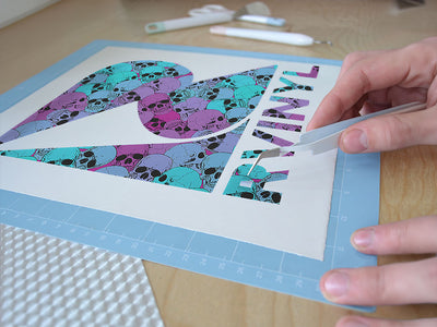 violet delights skull and bones Easy Weed Craft Vinyl