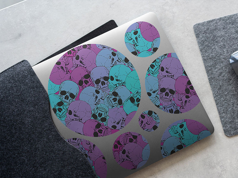 violet delights skull and bones DIY Laptop Stickers