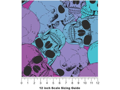 Violet Delights Halloween Vinyl Film Pattern Size 12 inch Scale~Rwraps Violet Delights Halloween Sizing Chart~2