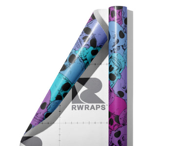 Violet Delights Halloween Wrap Film Sheets~Rwraps Series 914 Violet Delights Halloween Scrolled Sheet~3