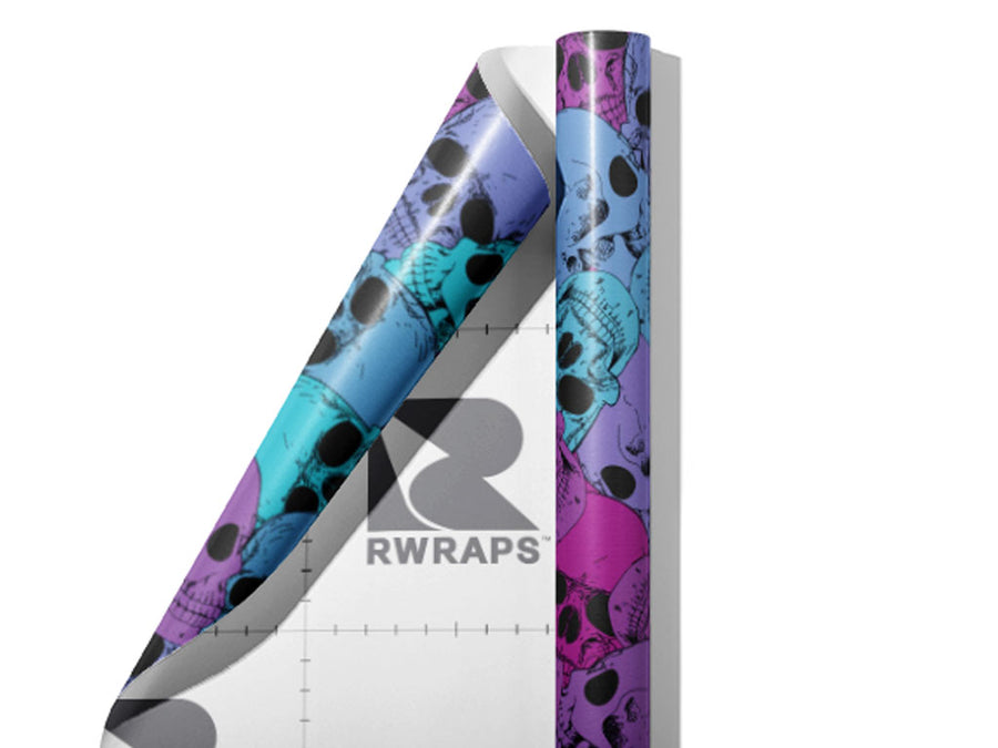 Violet Delights Halloween Wrap Film Sheets~Rwraps Series 914 Violet Delights Halloween Scrolled Sheet~3
