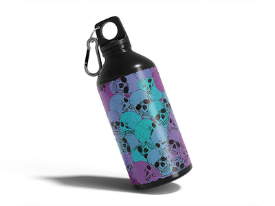 violet delights skull and bones Water Bottle DIY Stickers