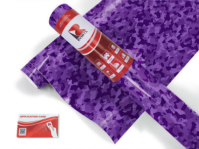 violet flecktarn camouflage Craft Vinyl Roll