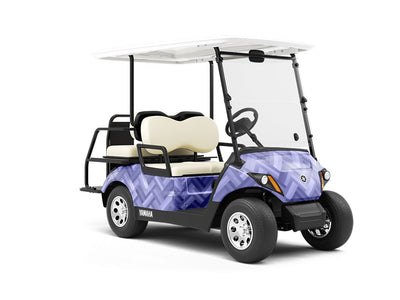 Violet  Brick Wrapped Golf Cart