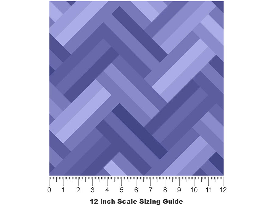 Violet  Brick Vinyl Film Pattern Size 12 inch Scale~Rwraps Violet  Brick Sizing Chart~3