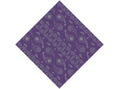 Violet Ocean Paisley Vinyl Wrap Pattern