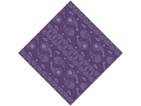 Violet Ocean Paisley Vinyl Wrap Pattern