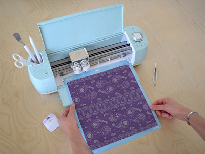 violet ocean paisley Cricut Compatible Vinyl