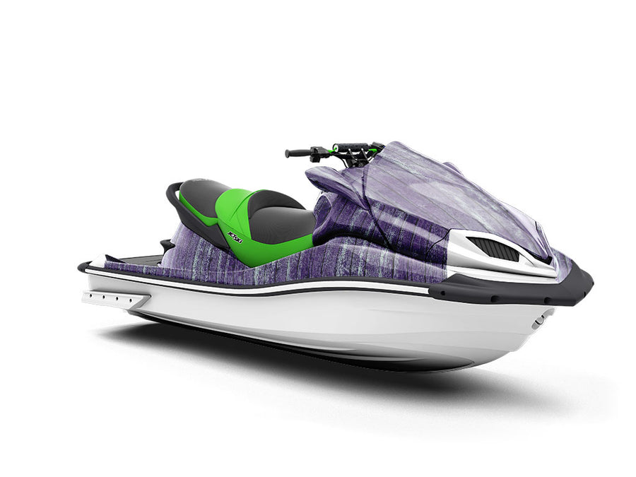 Violet  Wood Plank Jet Ski Vinyl Customized Wrap