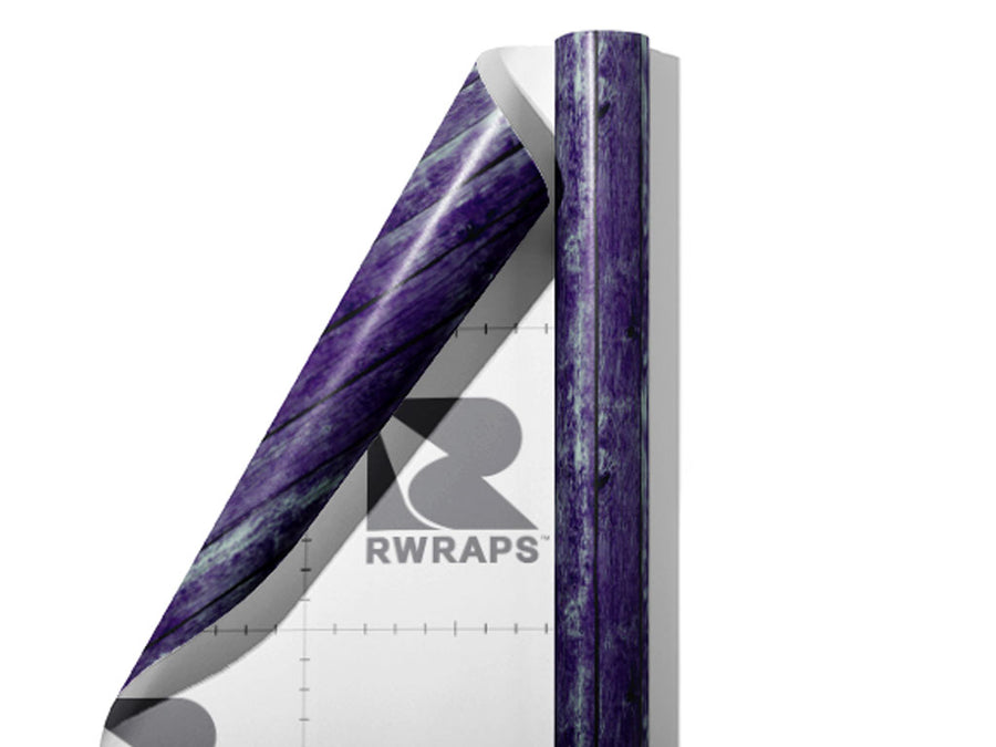 Violet  Wood Plank Wrap Film Sheets~Rwraps Series 914 Violet  Wood Plank Scrolled Sheet~4