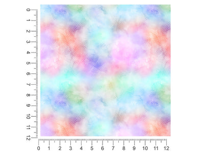 virgin rainbow gemstone films 1ft x 1ft Craft Sheets