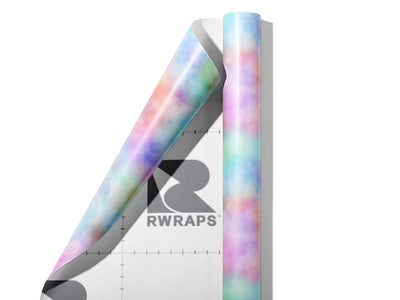 Virgin Rainbow Gemstone Wrap Film Sheets~Rwraps Series 914 Virgin Rainbow Gemstone Scrolled Sheet~3
