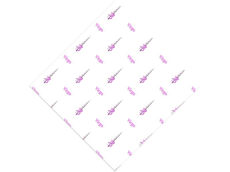 Virgo Swords Astrology Vinyl Wrap Pattern