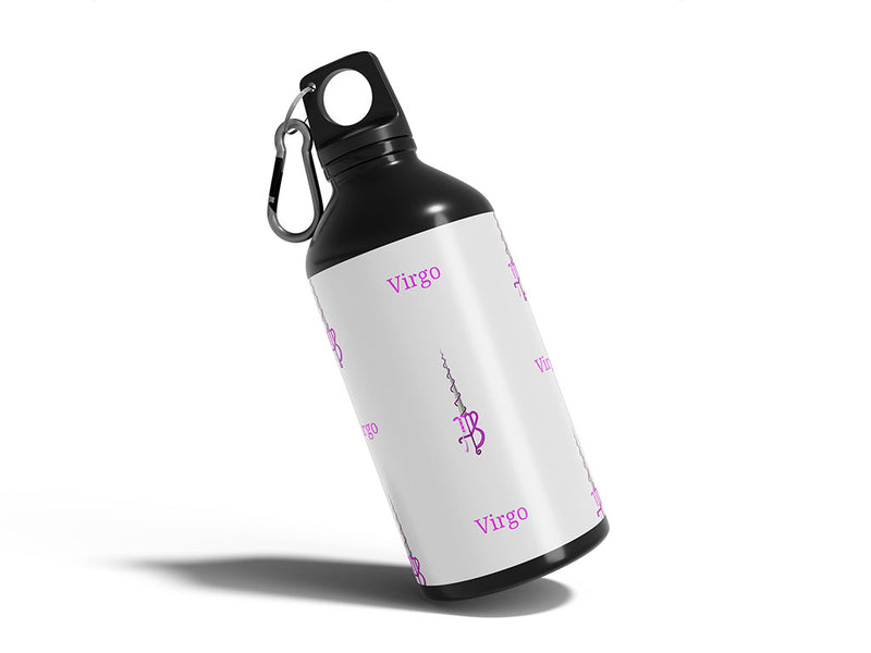 virgo swords astrology Water Bottle DIY Stickers