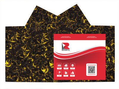 virulent fire lava Craft Vinyl Sheet Pack