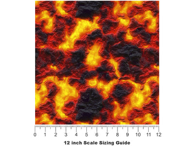 Viscous Death Lava Vinyl Film Pattern Size 12 inch Scale~Rwraps Viscous Death Lava Sizing Chart~2