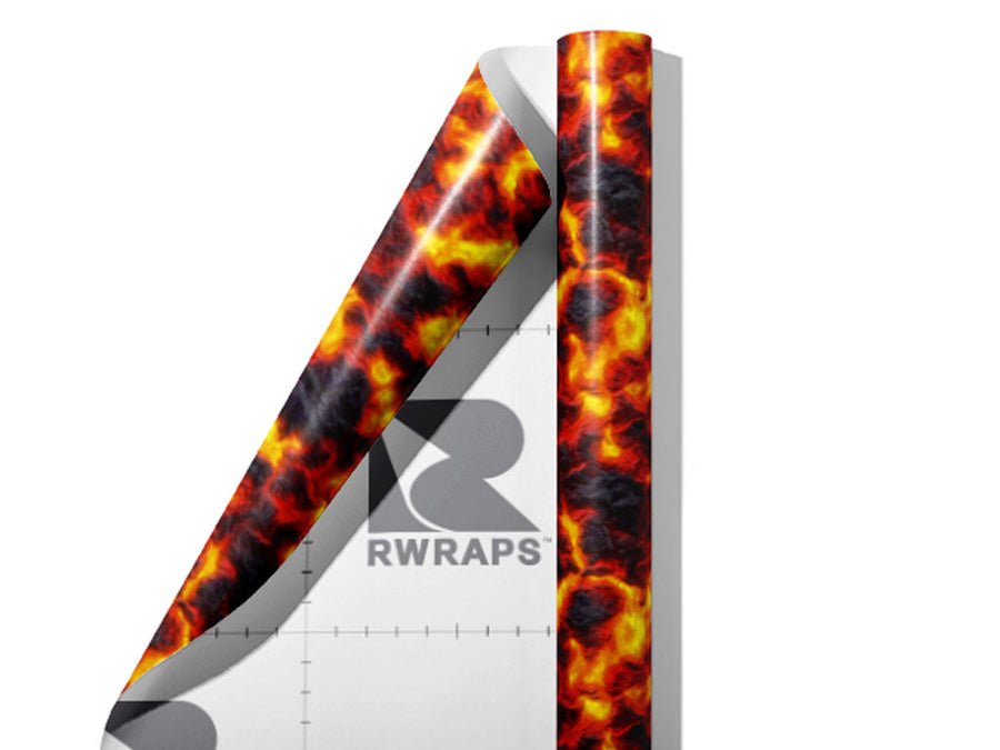 Viscous Death Lava Wrap Film Sheets~Rwraps Series 914 Viscous Death Lava Scrolled Sheet~3