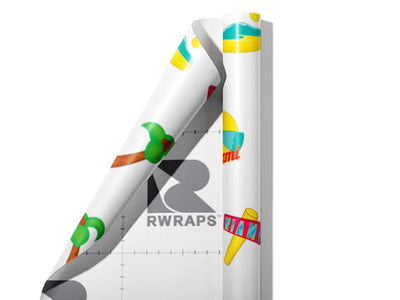 Visit Miami Americana Wrap Film Sheets~Rwraps Series 914 Visit Miami Americana Scrolled Sheet~4